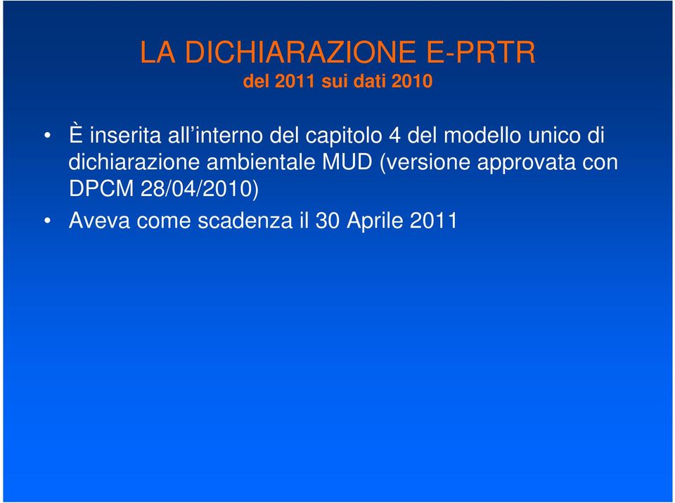 dichiarazione ambientale MUD (versione