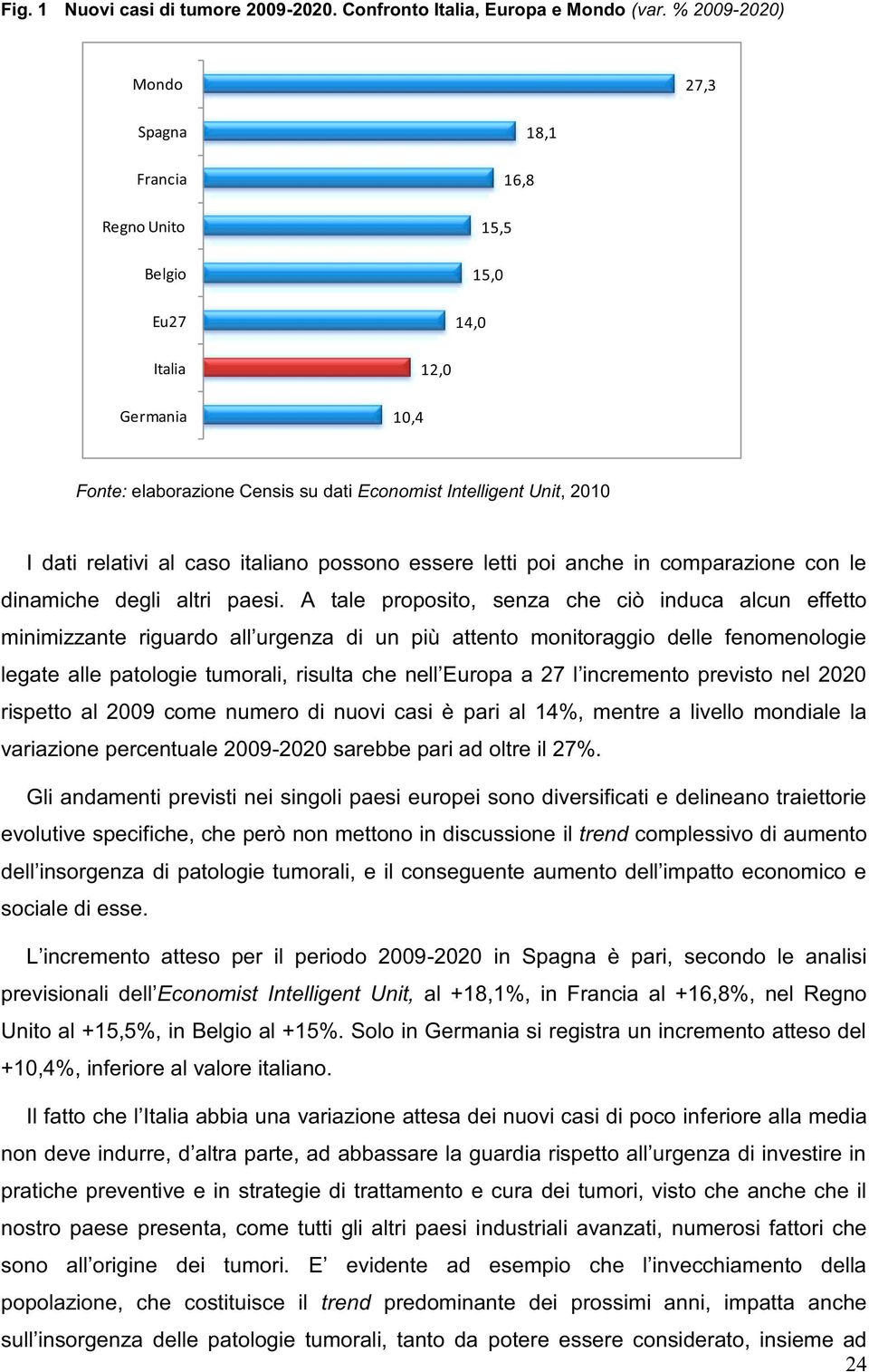 al caso italiano possono essere letti poi anche in comparazione con le dinamiche degli altri paesi.