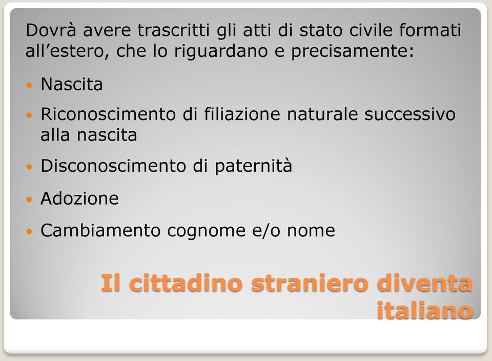 filiazione naturale successivo alla nascita Disconoscimento di