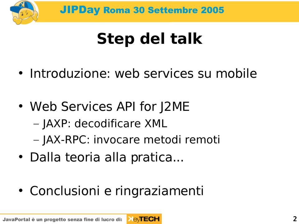 decodificare XML JAX-RPC: invocare metodi