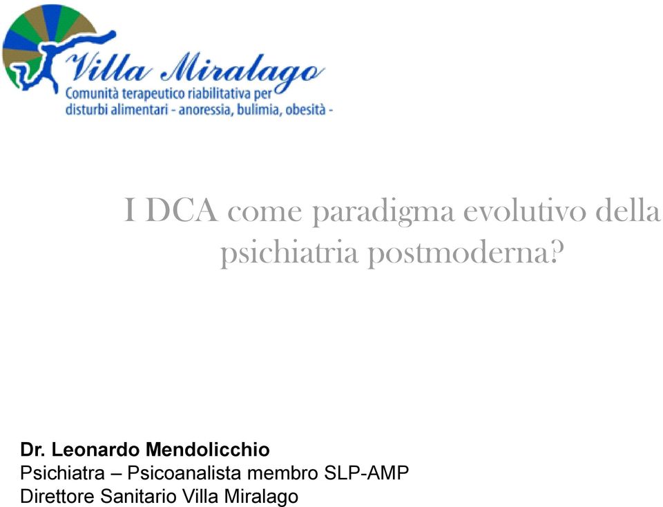 Leonardo Mendolicchio Psichiatra