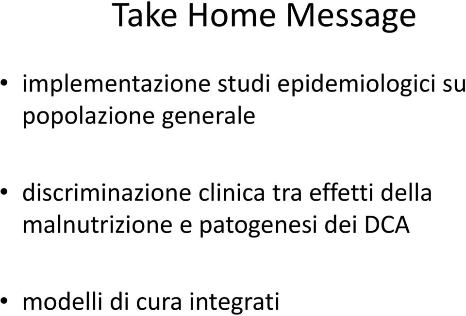 discriminazione clinica tra effetti della