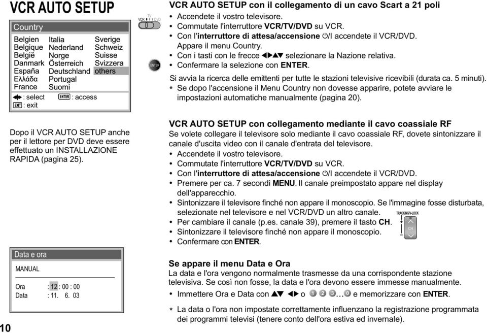 Si avvia la ricerca delle emittenti per tutte le stazioni televisive ricevibili (durata ca. 5 minuti).