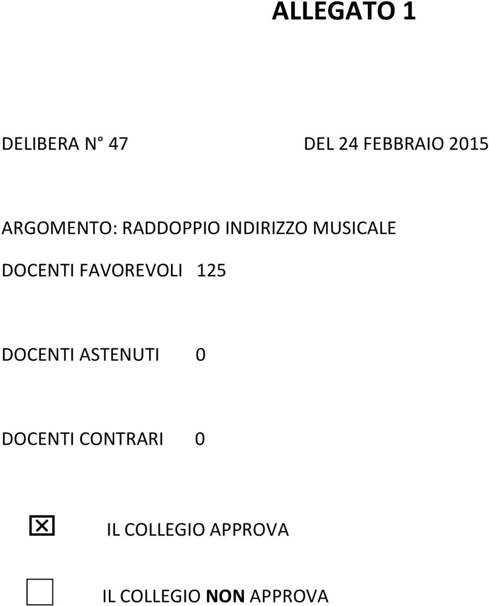 INDIRIZZO MUSICALE DOCENTI