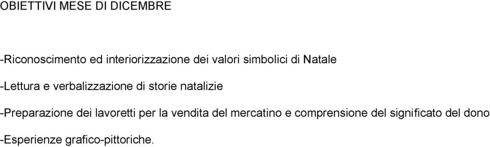 natalizie -Preparazione dei lavoretti per la vendita del mercatino