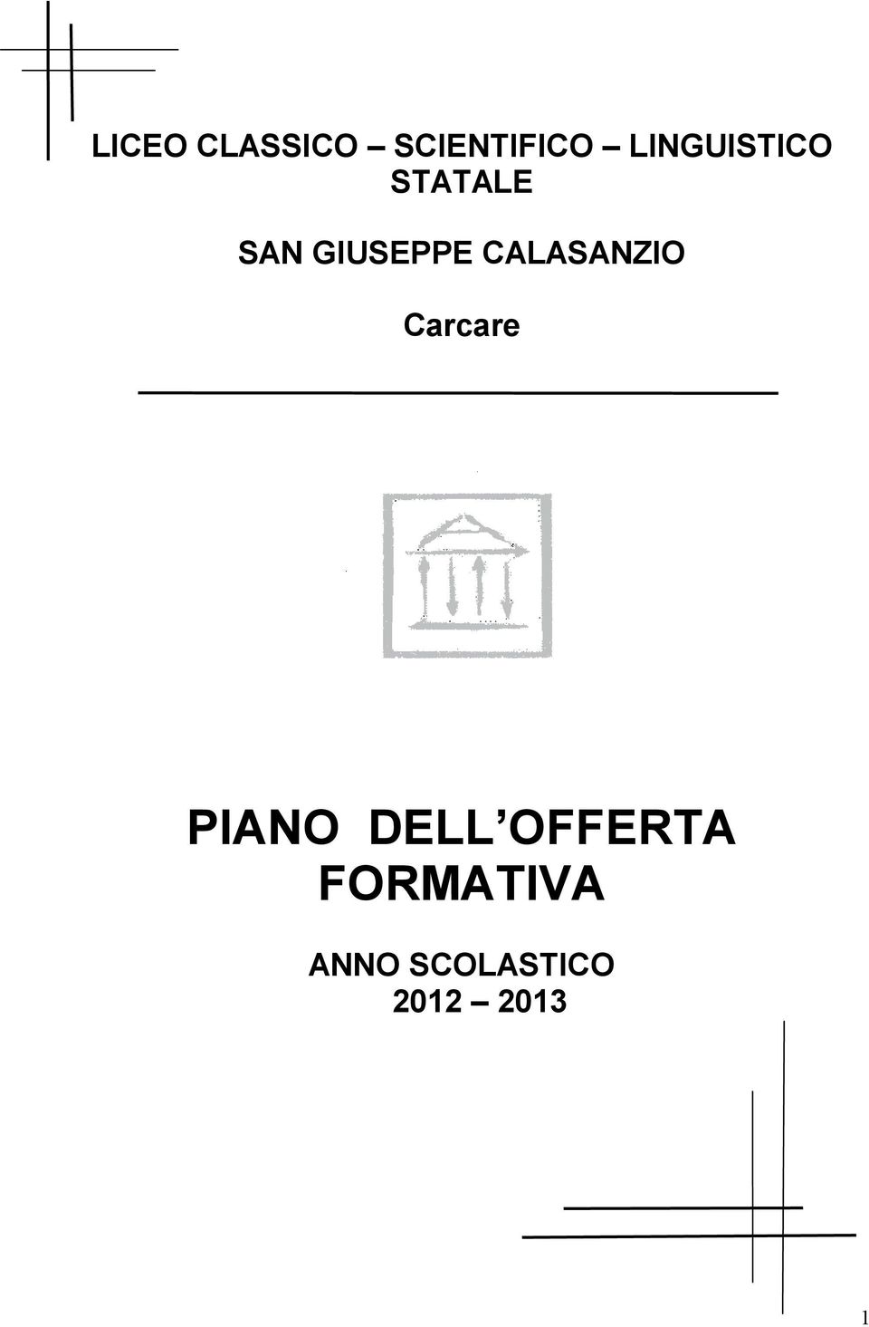 CALASANZIO Carcare PIANO DELL