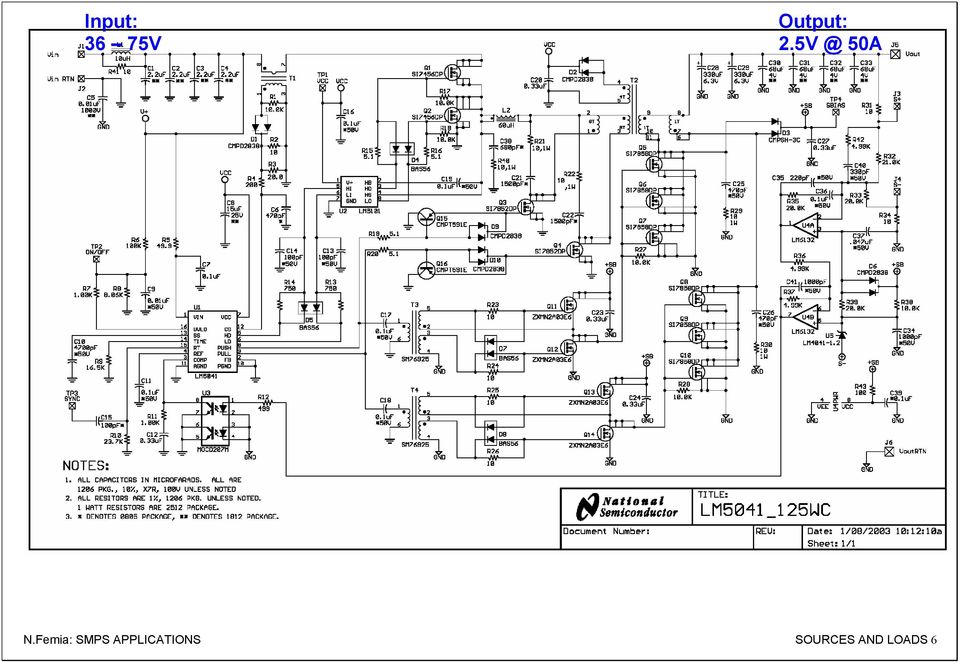 5V @ 50A N.