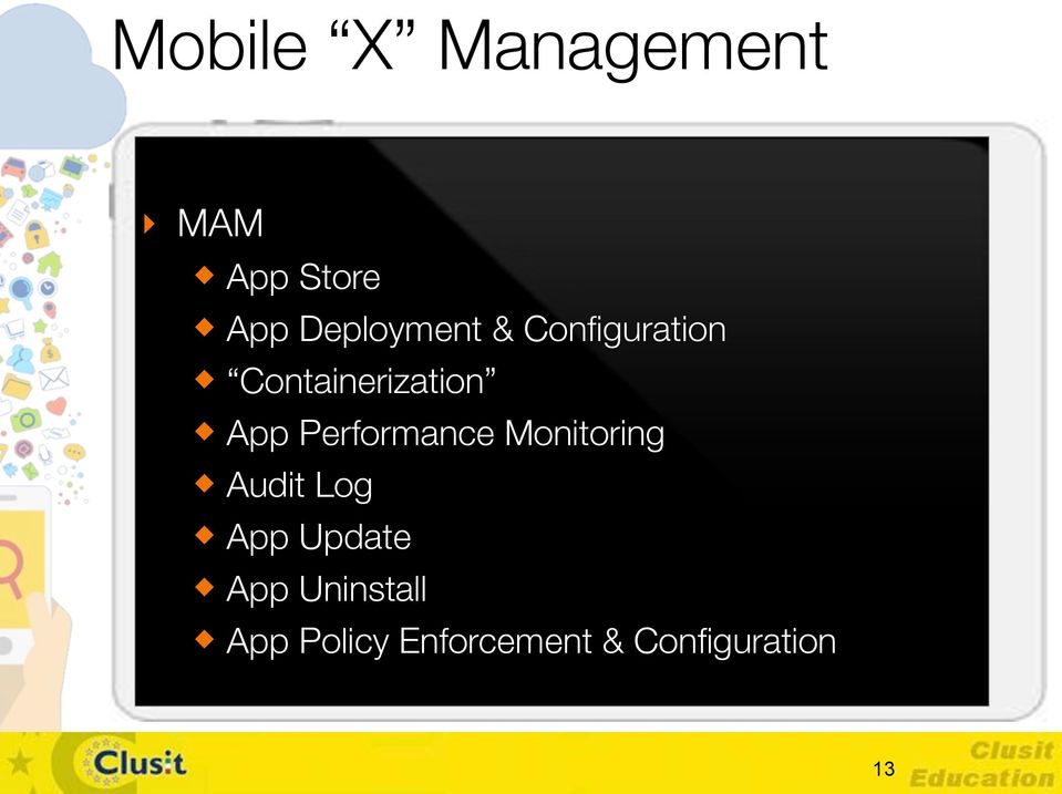 App Performance Monitoring " Audit Log " App