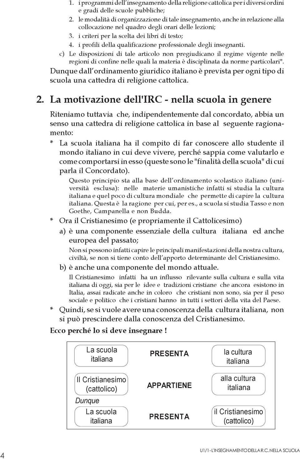 i profili della qualificazione professionale degli insegnanti.