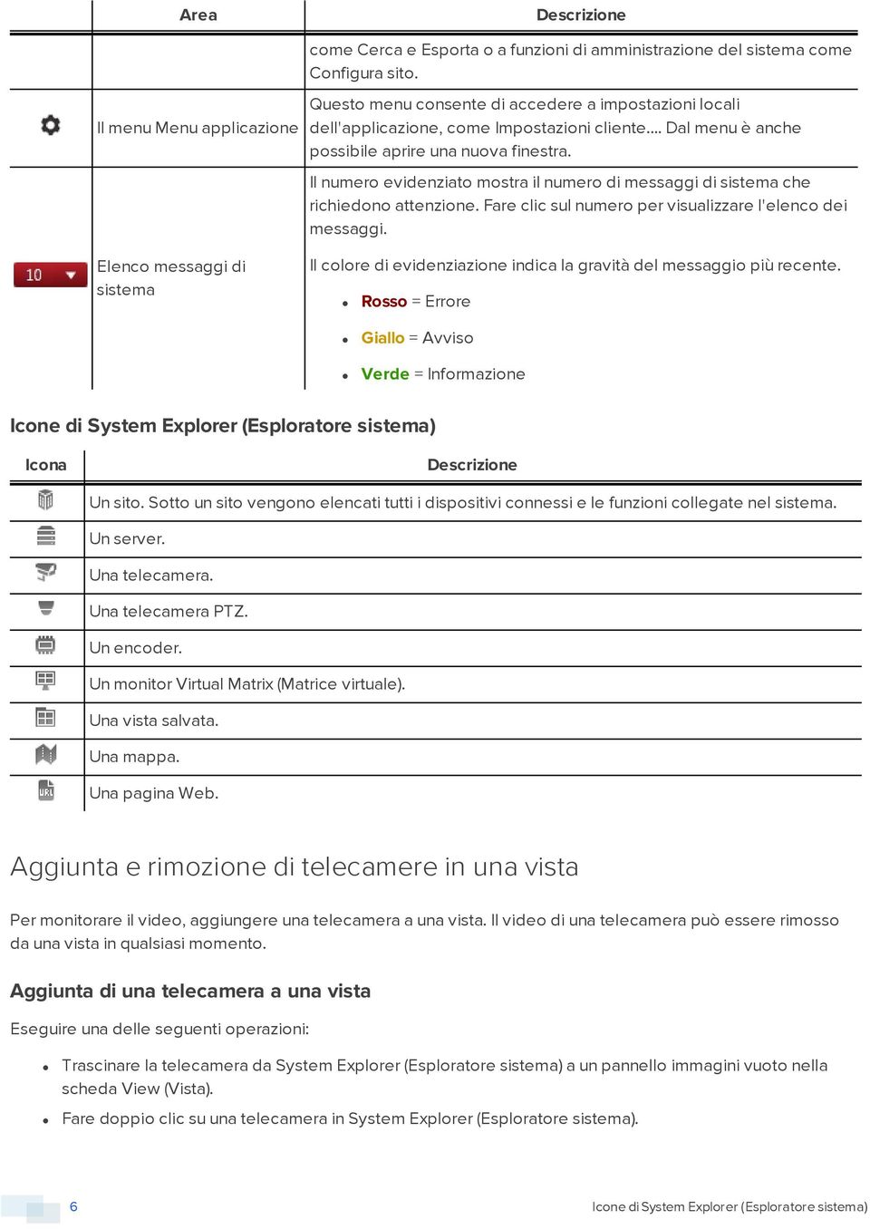 Il numero evidenziato mostra il numero di messaggi di sistema che richiedono attenzione. Fare clic sul numero per visualizzare l'elenco dei messaggi.