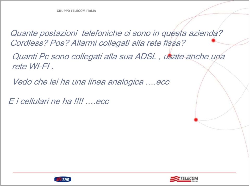 Quanti Pc sono collegati alla sua ADSL, usate anche una rete