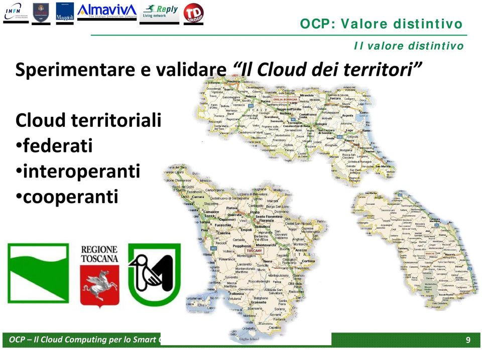 Cloud territoriali federati