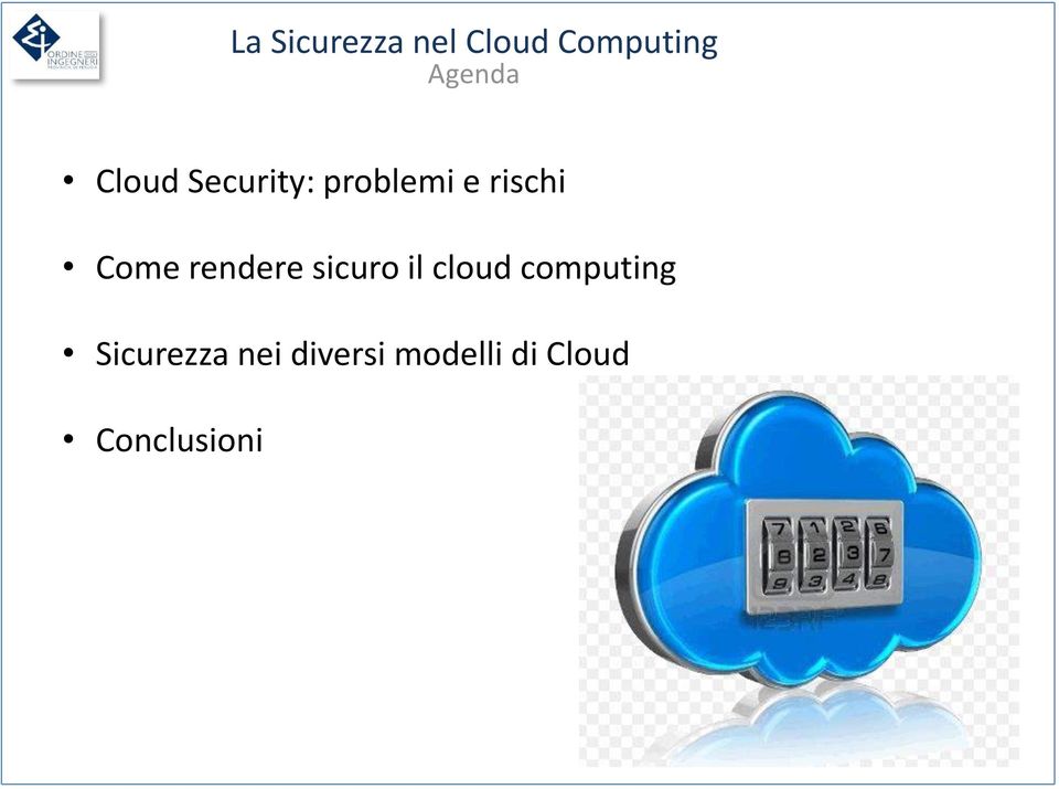 rendere sicuro il cloud computing