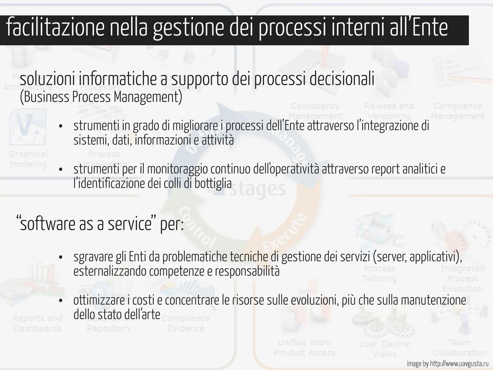 strumenti per il monitoraggio continuo dell'operatività attraverso report analitici e l identificazione dei colli di bottiglia software as a service per: sgravare gli Enti da