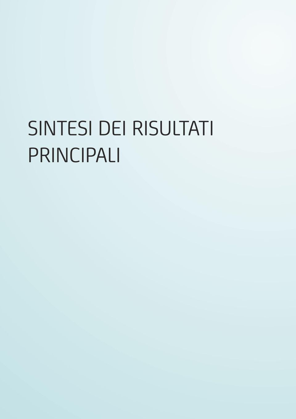 RISULTATI