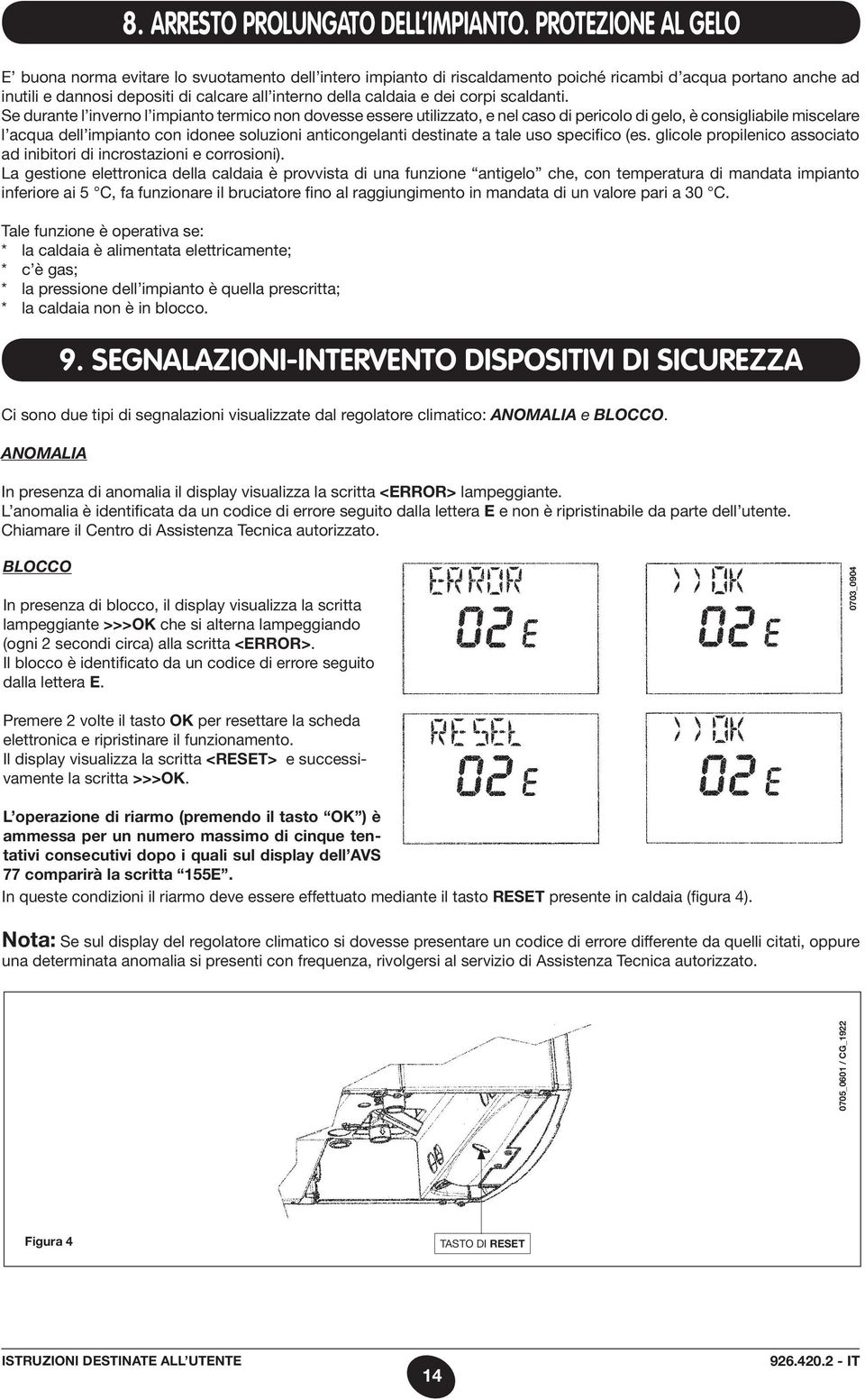 dei corpi scaldanti.