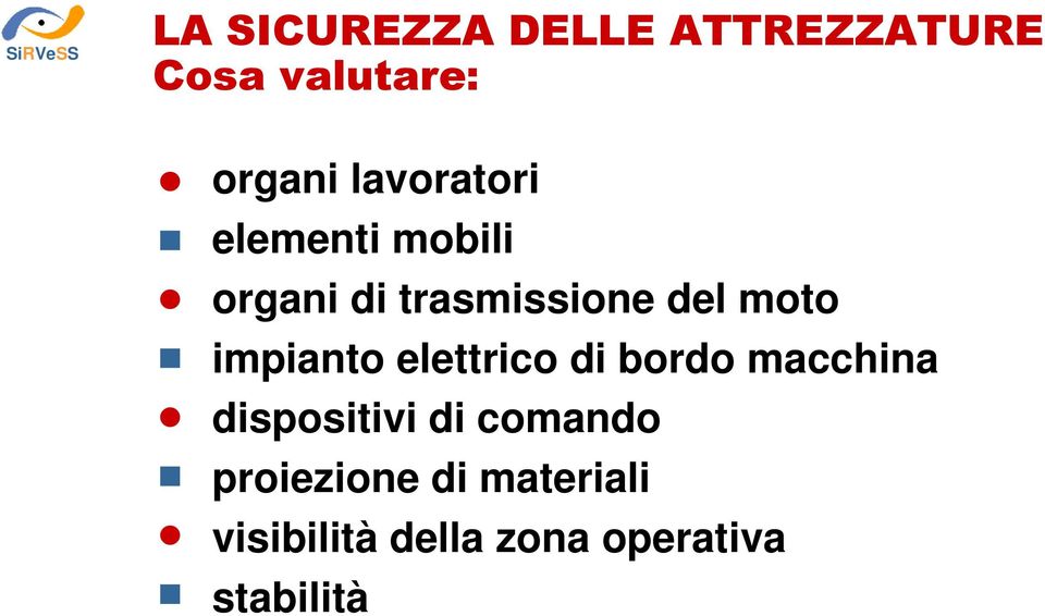 impianto elettrico di bordo macchina dispositivi di comando