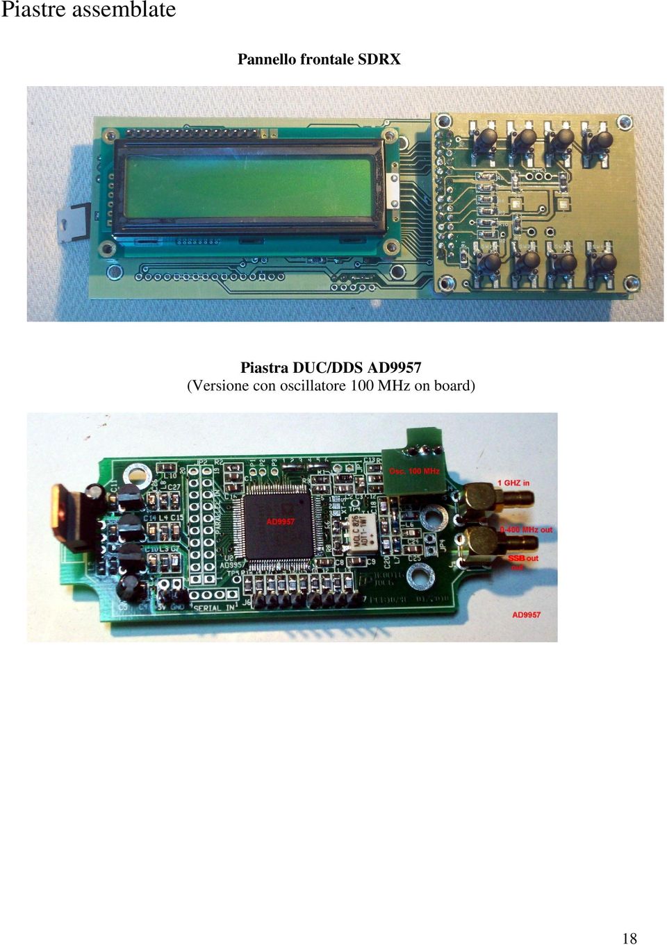 DUC/DDS AD9957 (Versione