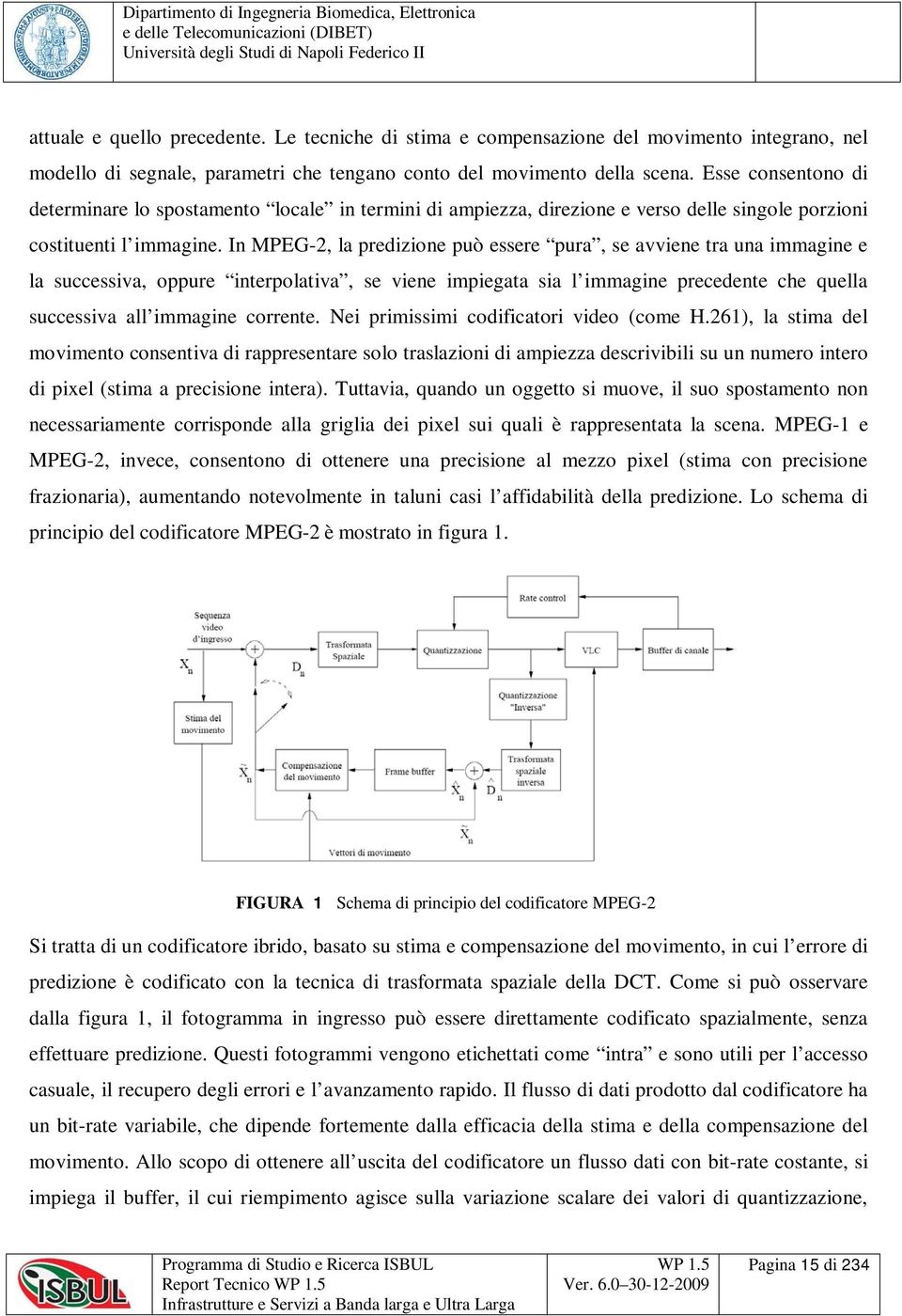 In MPEG-2, la predizione può essere pura, se avviene tra una immagine e la successiva, oppure interpolativa, se viene impiegata sia l immagine precedente che quella successiva all immagine corrente.