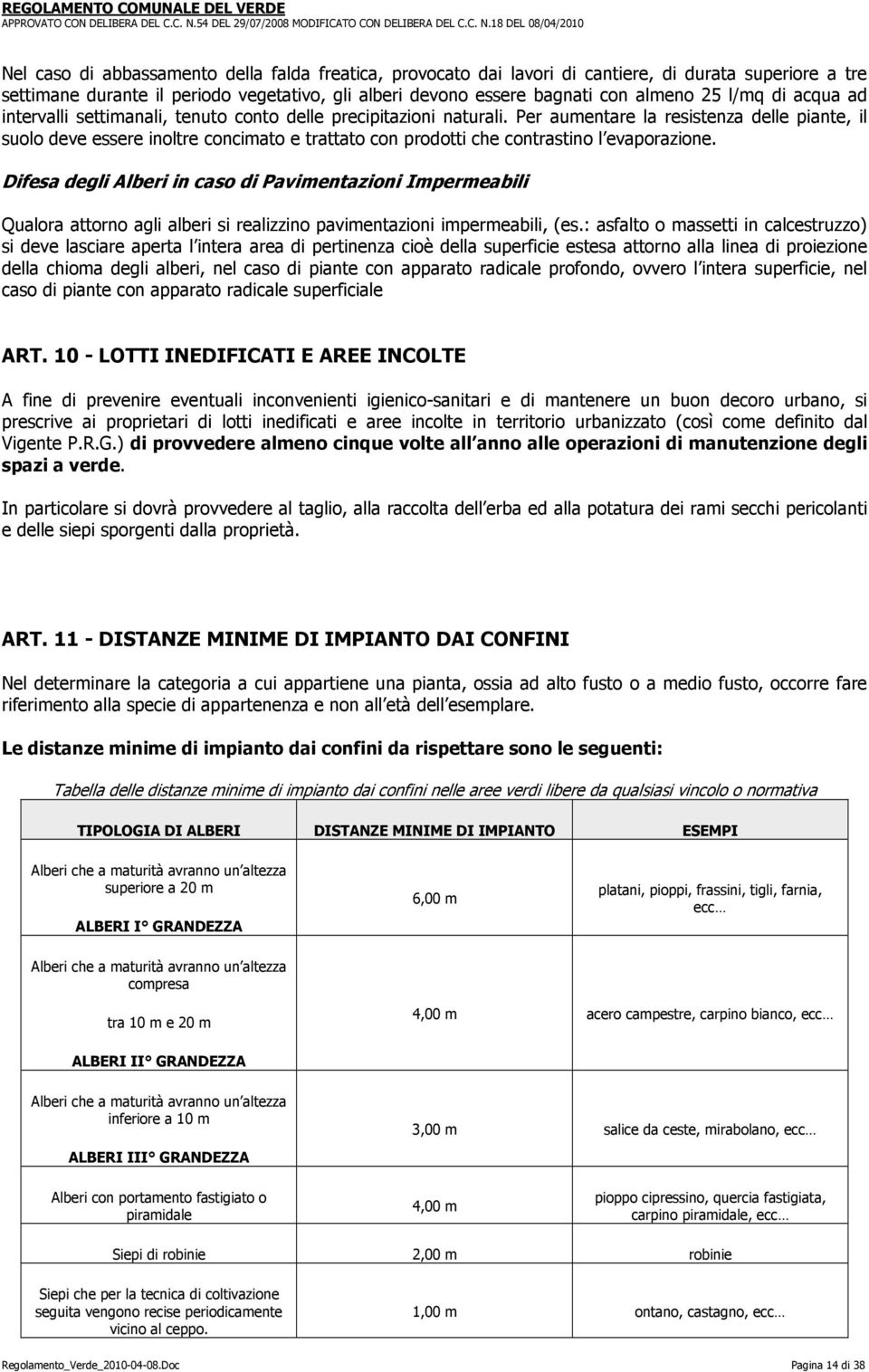 Per aumentare la resistenza delle piante, il suolo deve essere inoltre concimato e trattato con prodotti che contrastino l evaporazione.