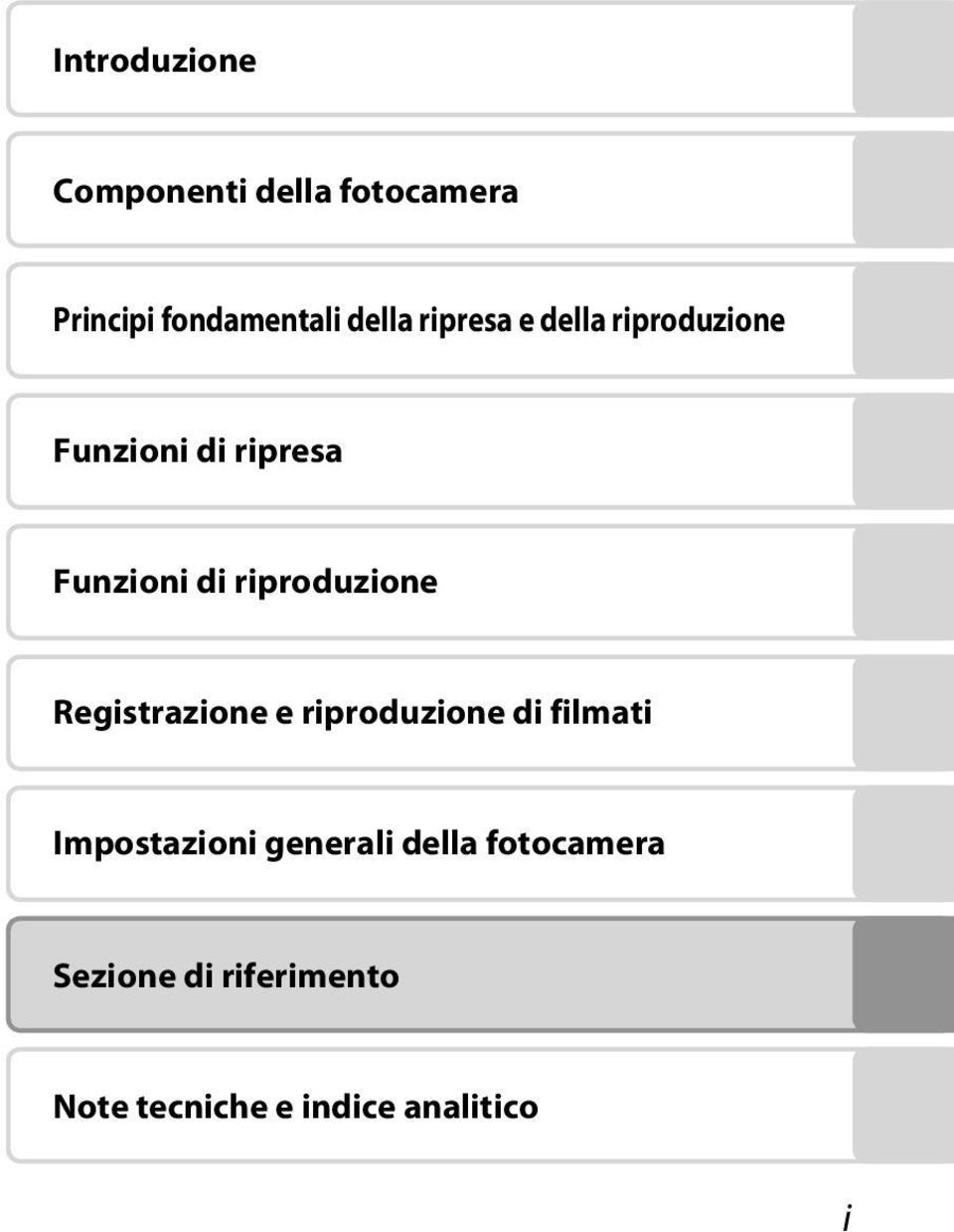 riproduzione Registrazione e riproduzione di filmati Impostazioni