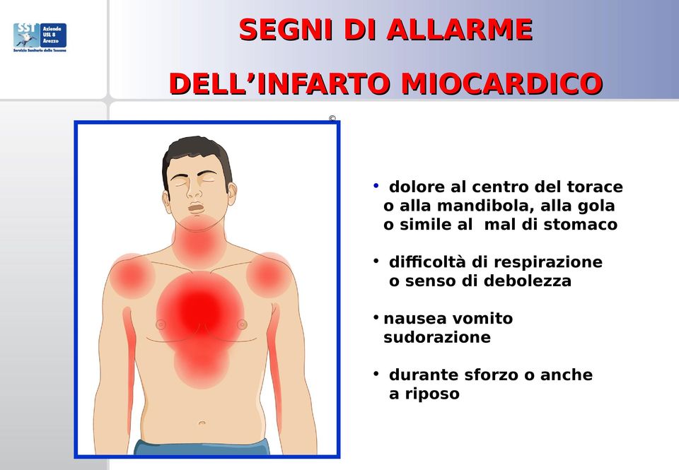 stomaco difficoltà di respirazione o senso di debolezza