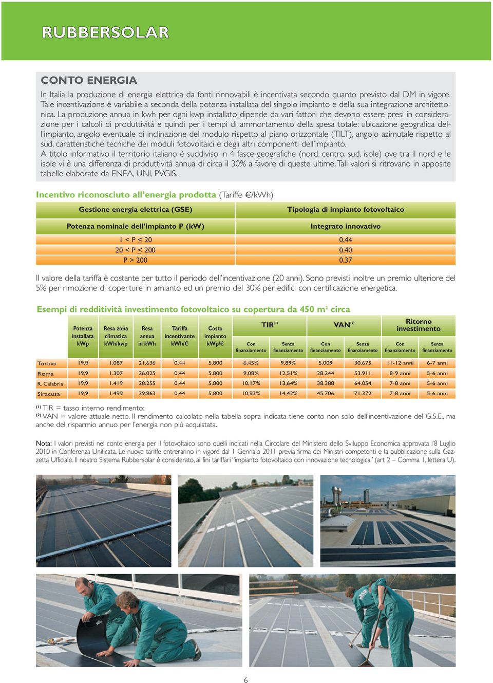 La produzione annua in kwh per ogni kwp installato dipende da vari fattori che devono essere presi in considerazione per i calcoli di produttività e quindi per i tempi di ammortamento della spesa