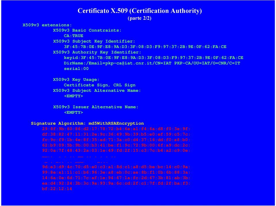 Authority Key Identifier: keyid:3f:45:7b:0e:9f:e8:9a:d3:3f:08:d3:f9:97:37:2b:9e:0f:62:fa:ce DirName:/Email=pkp-ca@iat.cnr.