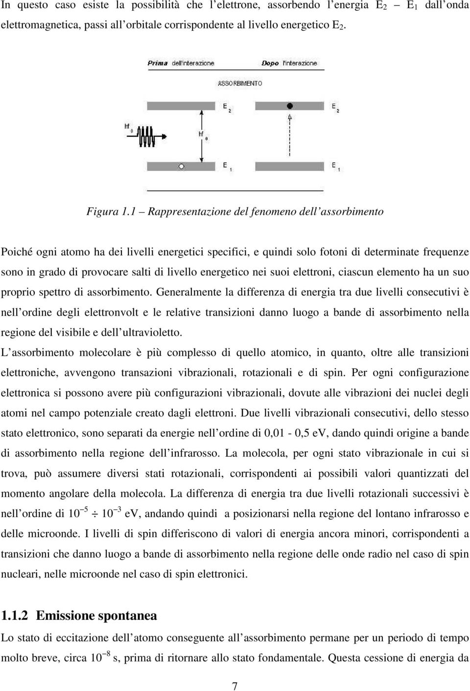 energetico nei suoi elettroni, ciascun elemento ha un suo proprio spettro di assorbimento.