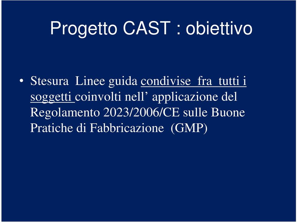 coinvolti nell applicazione del Regolamento