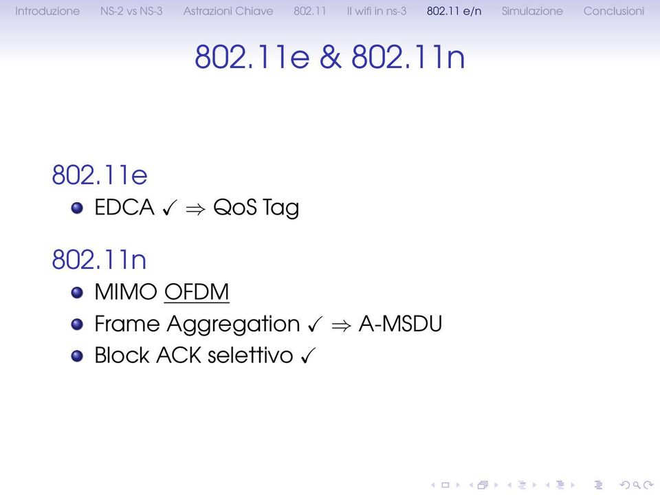 11n MIMO OFDM Frame