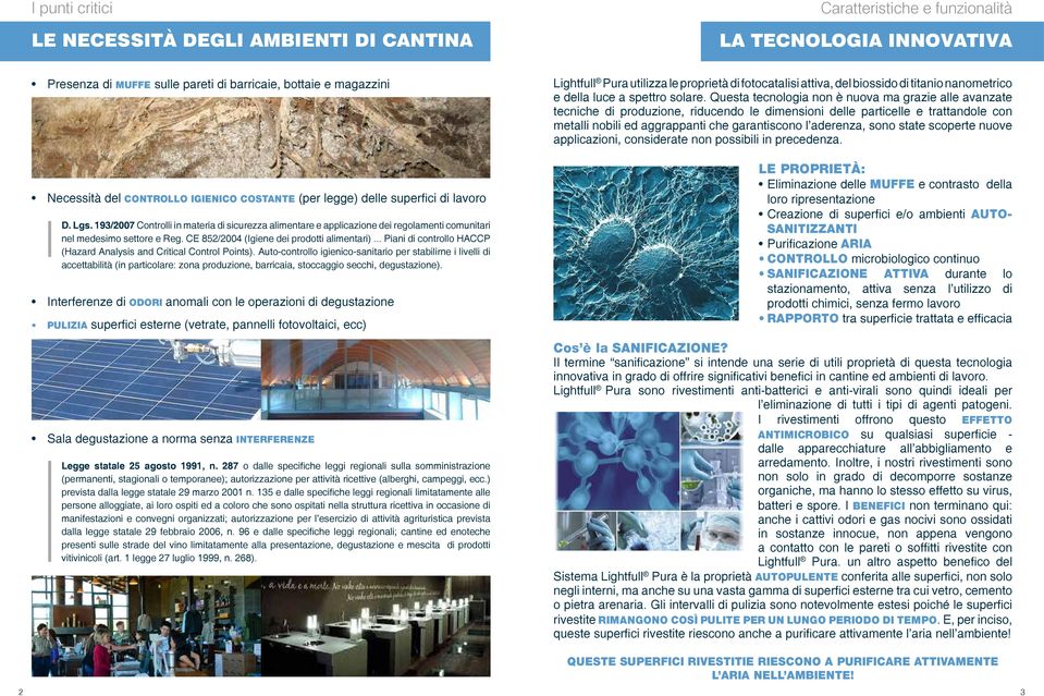 CE 852/2004 (Igiene dei prodotti alimentari)... Piani di controllo HACCP (Hazard Analysis and Critical Control Points).