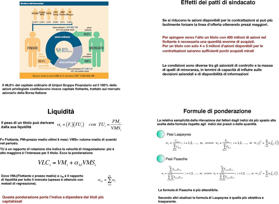 Per u titolo co solo 4 o 5 milioi d'azioi dispoibili per le cotrattazioi sarao sufficieti pochi acquisti mirati Le codizioi soo diverse tra gli azioisti di cotrollo e la massa di quelli di mioraza, i