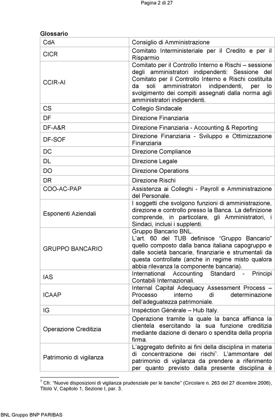 Controllo Interno e Rischi costituita da soli amministratori indipendenti, per lo svolgimento dei compiti assegnati dalla norma agli amministratori indipendenti.