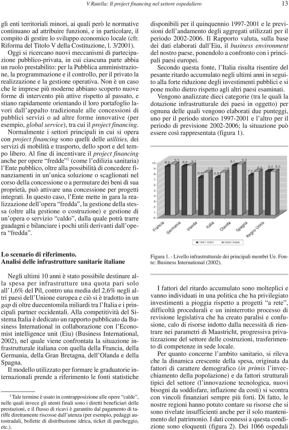 Oggi si ricercano nuovi meccanismi di partecipazione pubblico-privata, in cui ciascuna parte abbia un ruolo prestabilito: per la Pubblica amministrazione, la programmazione e il controllo, per il