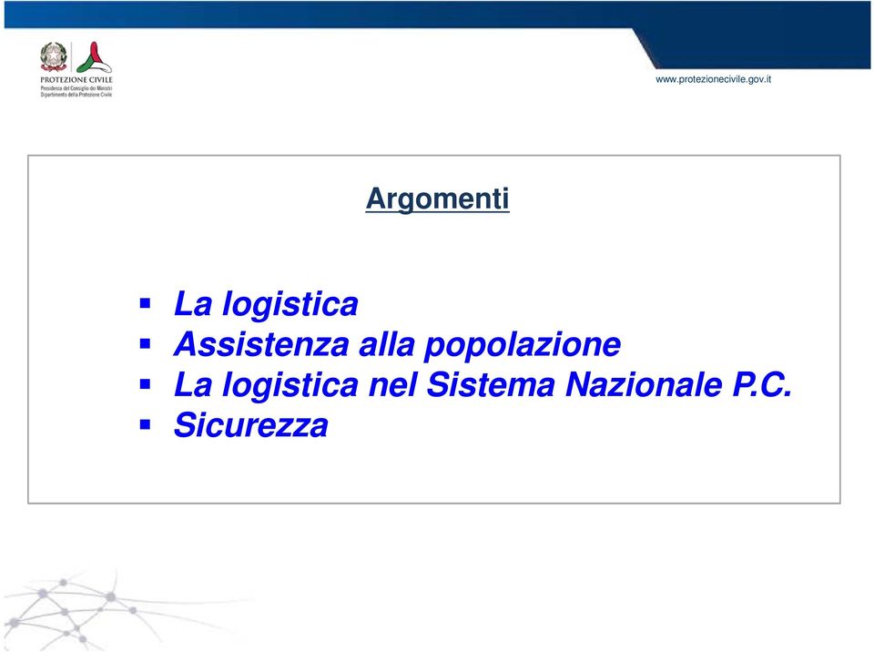 popolazione La logistica