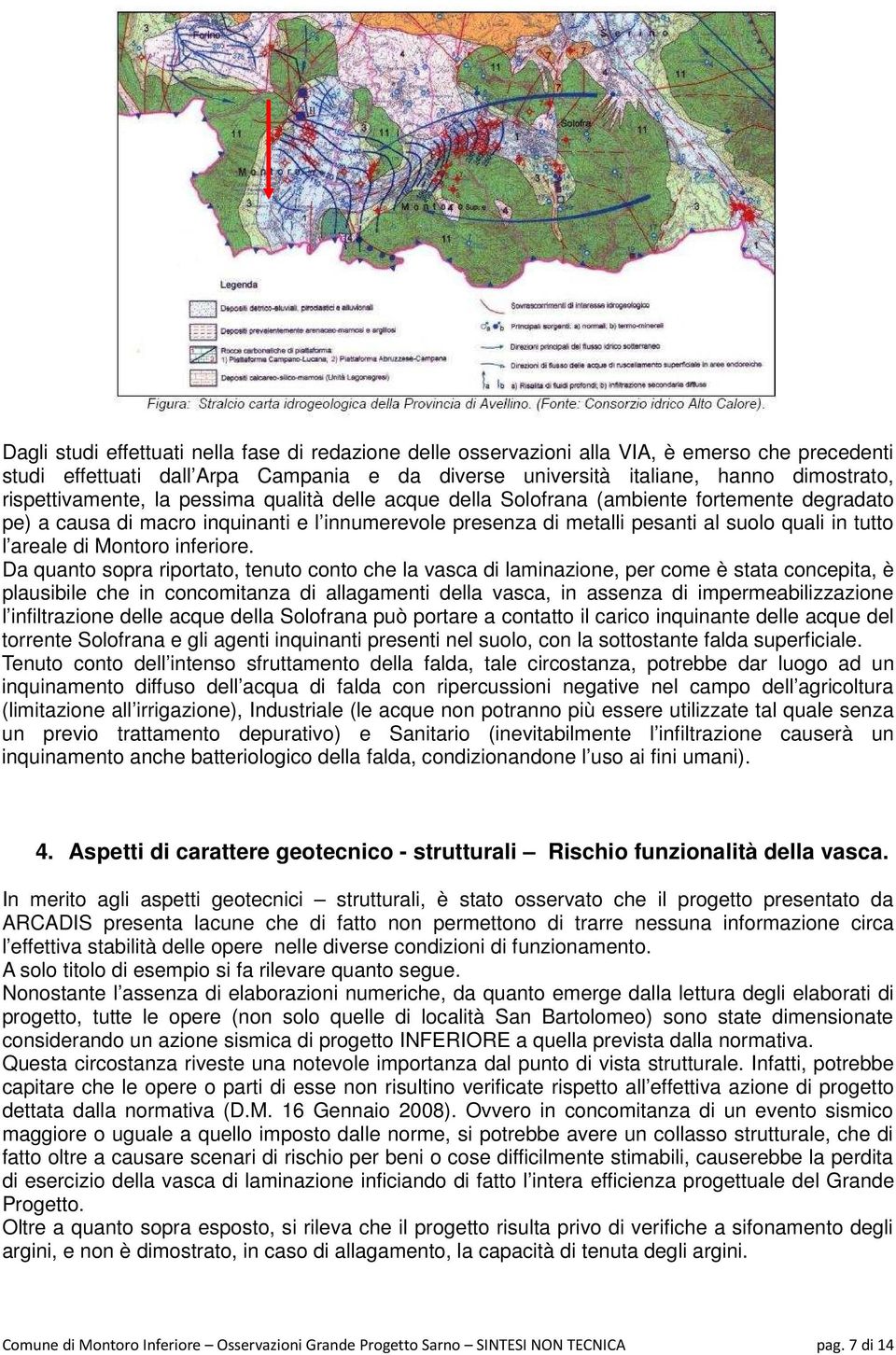 areale di Montoro inferiore.