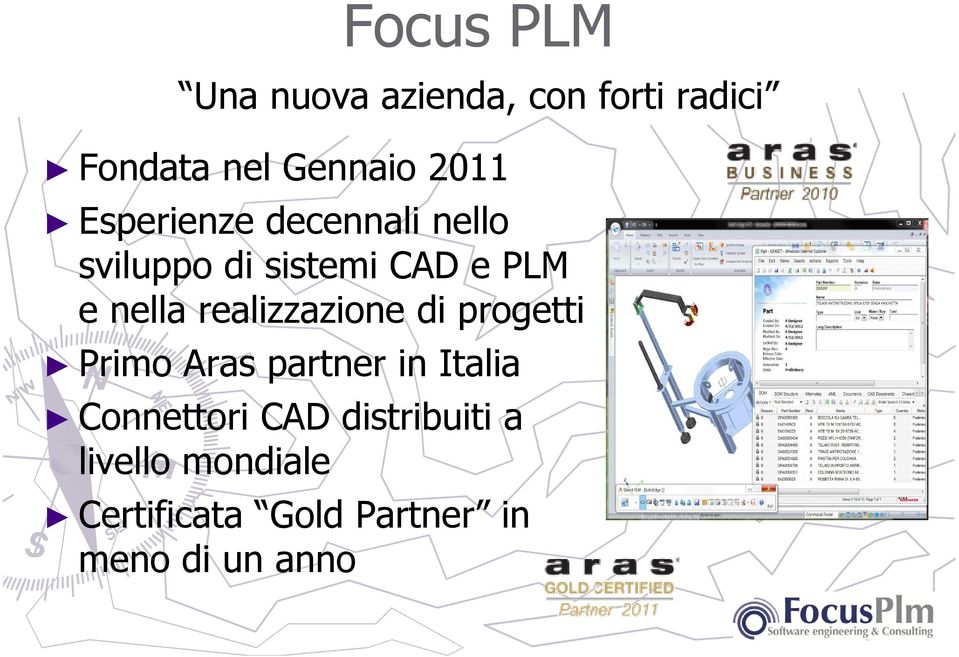 realizzazione di progetti Primo Aras partner in Italia Connettori CAD