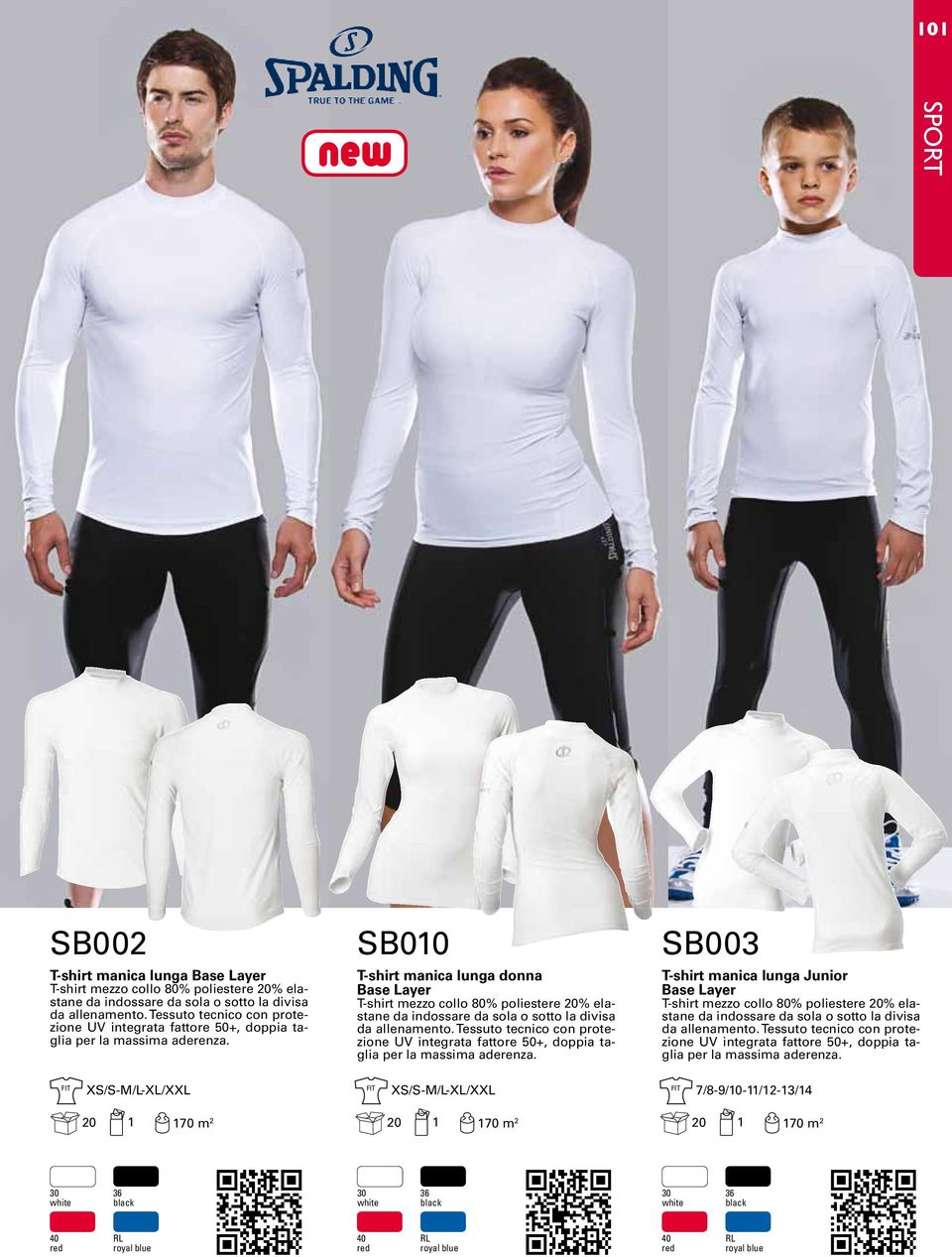 SB010 T-shirt manica lunga donna Base Layer T-shirt mezzo collo 80% poliestere 20% elastane da indossare da sola o sotto la divisa da allenamento.