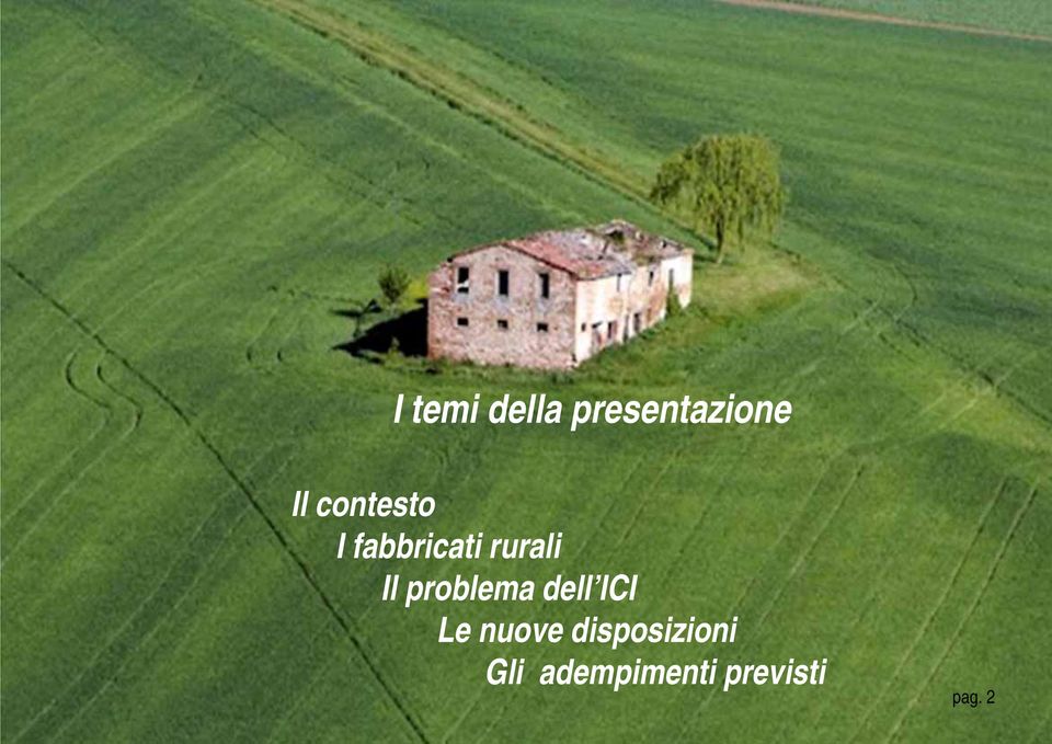 problema dell ICI Le nuove