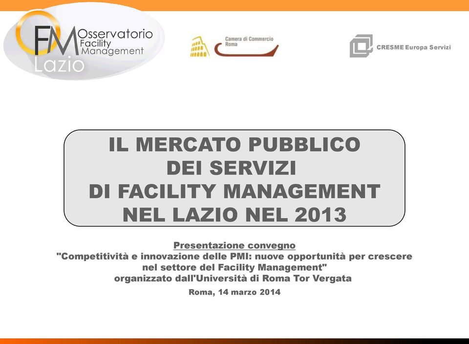 nuove opportunità per crescere nel settore del Facility Management"