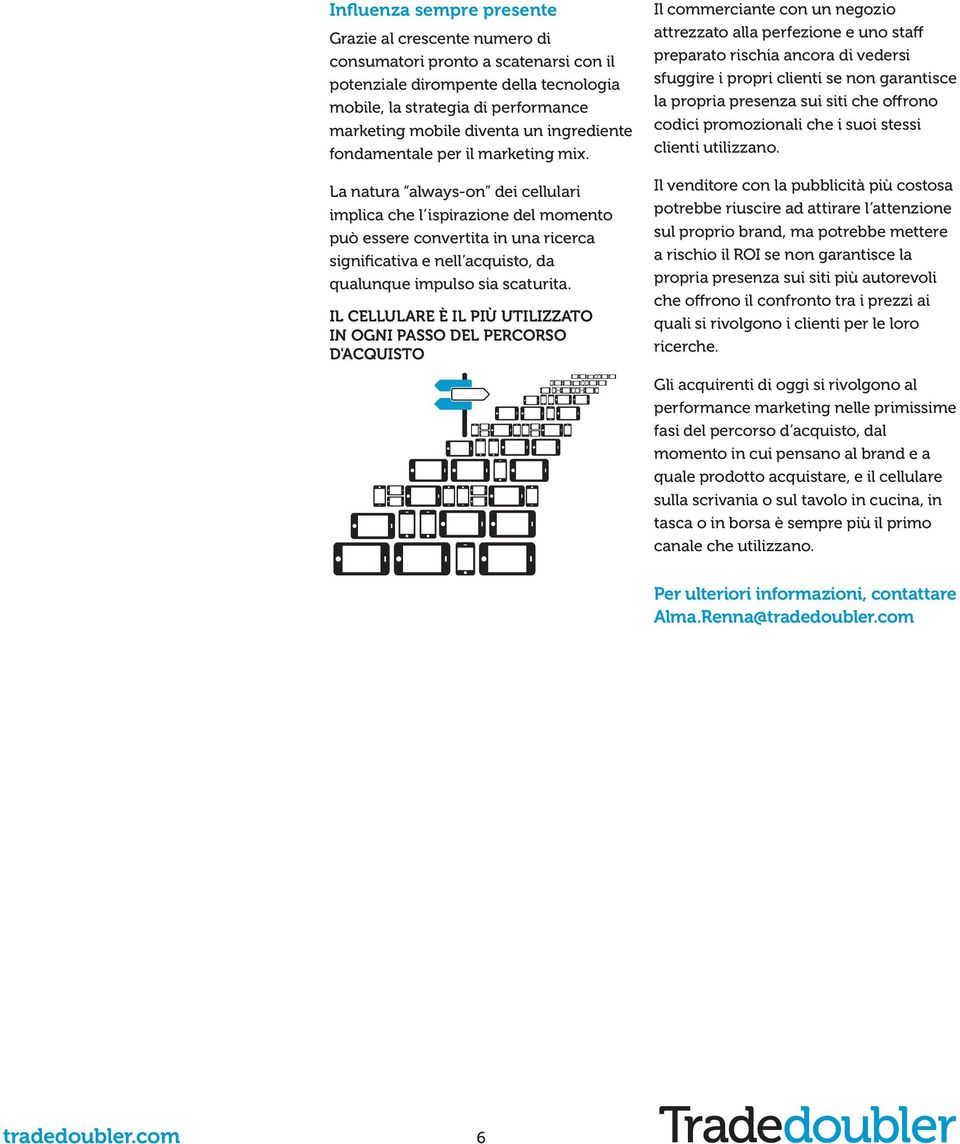 La natura always-on dei cellulari implica che l ispirazione del momento può essere convertita in una ricerca significativa e nell acquisto, da qualunque impulso sia scaturita.