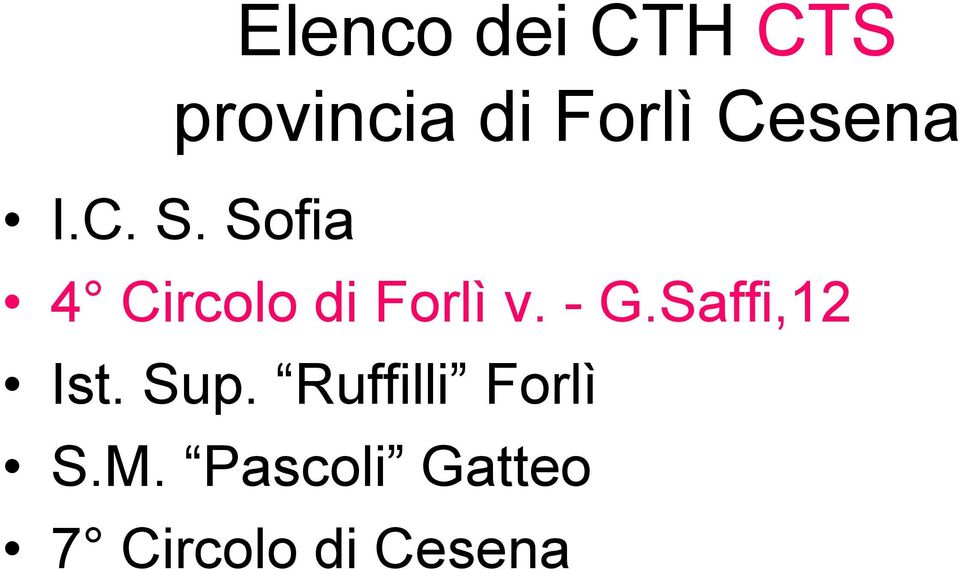 Sofia 4 Circolo di Forlì v. - G.