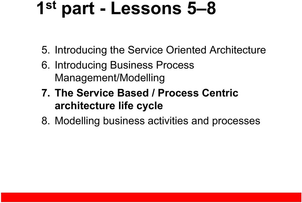 Introducing Business Process Management/Modelling 7.
