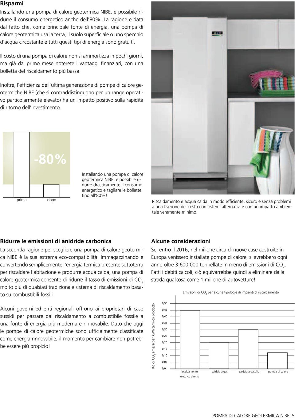 sono gratuiti. Il costo di una pompa di calore non si ammortizza in pochi giorni, ma già dal primo mese noterete i vantaggi finanziari, con una bolletta del riscaldamento più bassa.