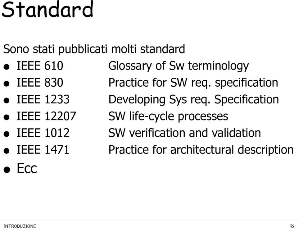 specification IEEE 1233 Developing Sys req.