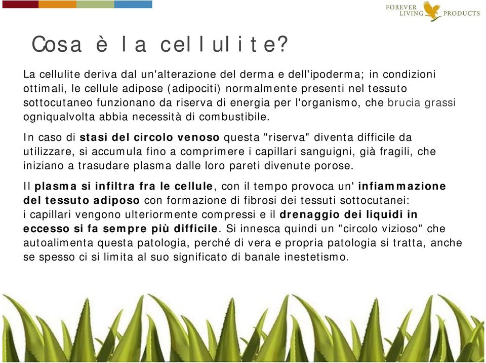 per l'organismo, che brucia grassi ogniqualvolta abbia necessità di combustibile.