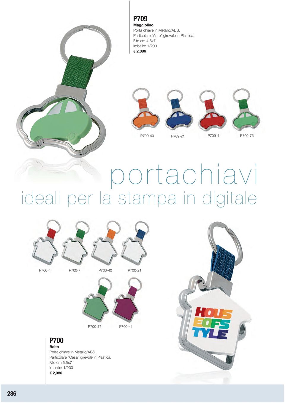 stampa in digitale P700-4 P700-7 P700-40 P700-21 P700-75 P700-41 P700 Baita Porta chiave