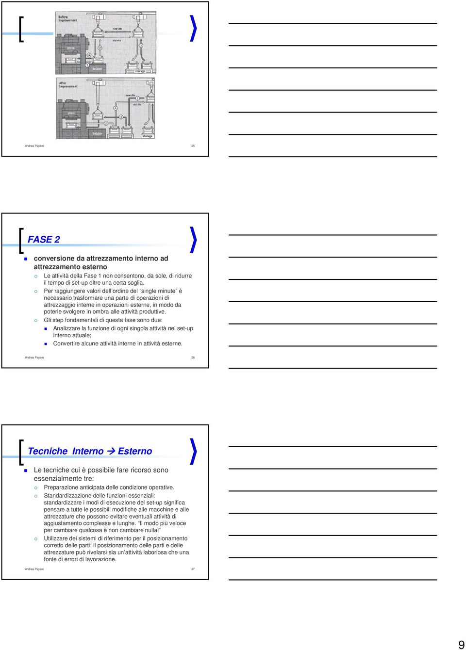 produttive. Gli step fondamentali di questa fase sono due: Analizzare la funzione di ogni singola attività nel set-up interno attuale; Convertire alcune attività interne in attività esterne.