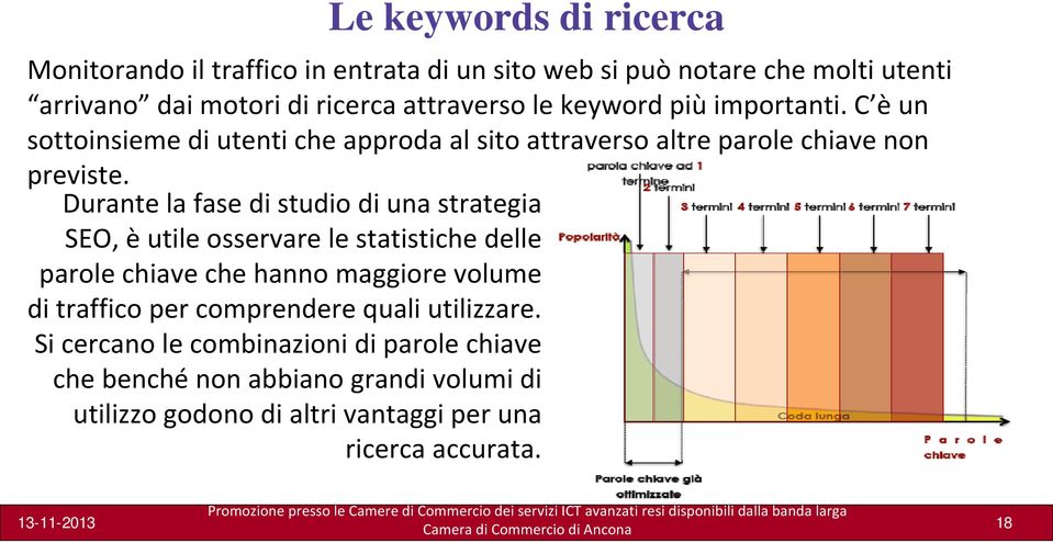 Durante la fase di studio di una strategia SEO, èutile osservare le statistiche delle parole chiave che hanno maggiore volume di traffico per